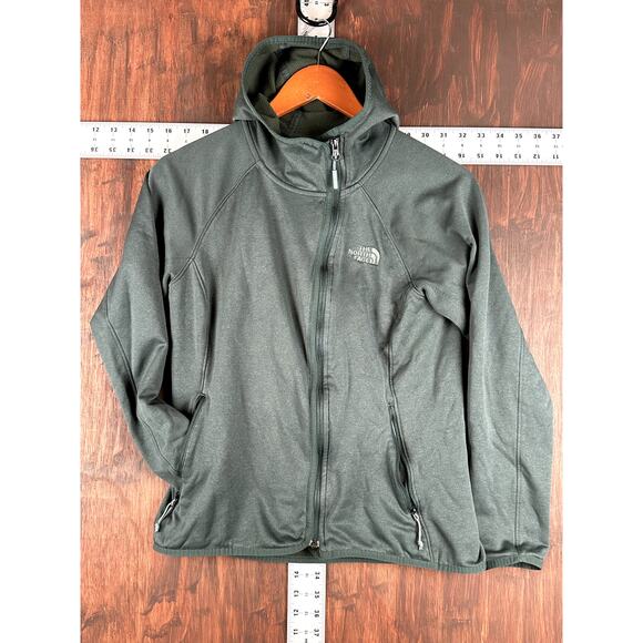 The North Face Tops - The North Face Arcata‎ Lightweight Full Zip Fleece Hoodie Green Womens Medium